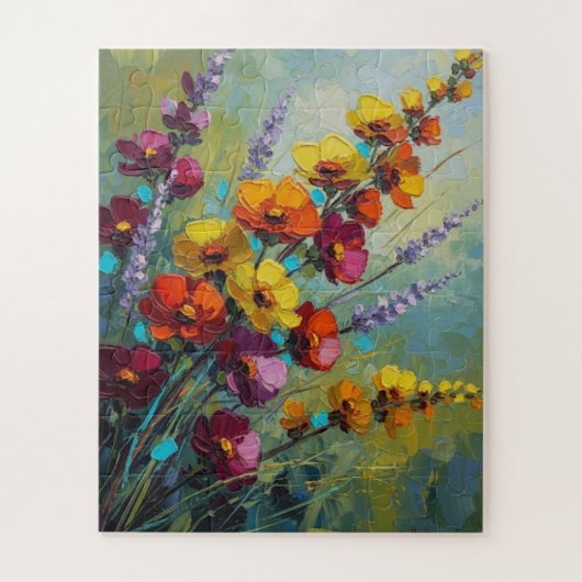 Tuin van licht en kleur legpuzzel (Verticaal)