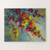 Tuin van licht en kleur legpuzzel (Horizontaal)