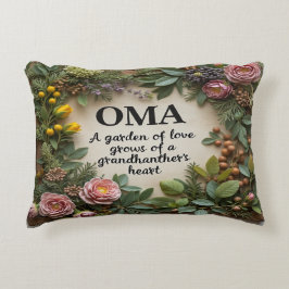 Tuin van Liefde Groeit Van OMA Accent Kussen