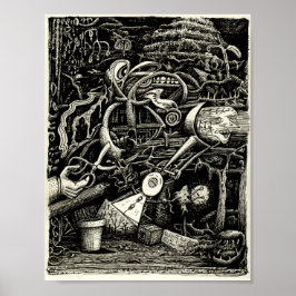 Tuin van Madness door Brian Benson Poster
