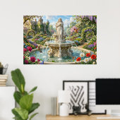 Tuin van Onvergankelijke Herinneringen Poster (Thuiskantoor)