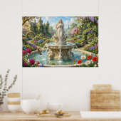 Tuin van Onvergankelijke Herinneringen Poster (Keuken)