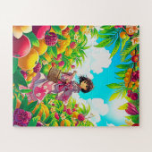 Tuin van overvloed voor kinderen legpuzzel (Horizontaal)