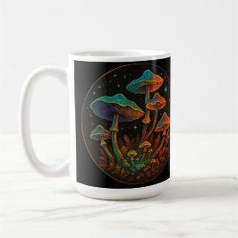 Tuin van paddenstoelen - Cosmic Fungi Fantasy Koffiemok