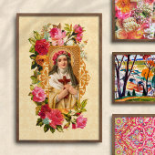 Tuin van Saint Roos Poster in geel