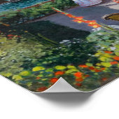 Tuin van Sainte-Adresse (1867) Claude Monet Art Poster (Hoek)