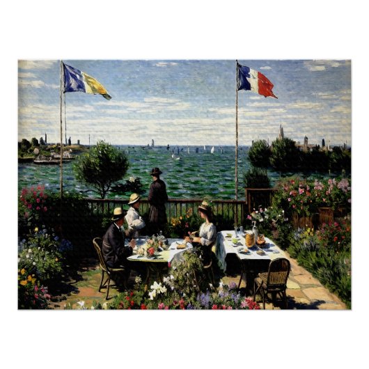tuin van Sainte-Adresse Perfect Poster (Voorkant)
