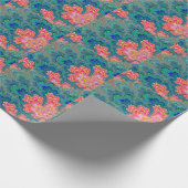 Tuin van Schoonheid en Liefde Fractal Art Wrapping Cadeaupapier (Hoek)