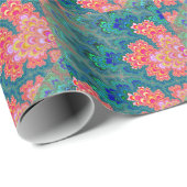 Tuin van Schoonheid en Liefde Fractal Art Wrapping Cadeaupapier (Rol Hoek)