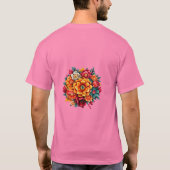 Tuin van Serenity Floral T-shirt (Achterkant)