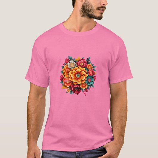 Tuin van Serenity Floral T-shirt (Voorkant)