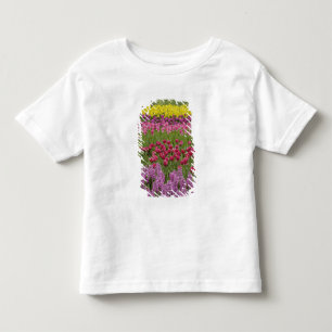Tuin van tulpen, narcissen en hyacint kinder shirts