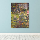 Tuin van Vaucresson Canvas Afdruk (Insitu (Houten vloer))