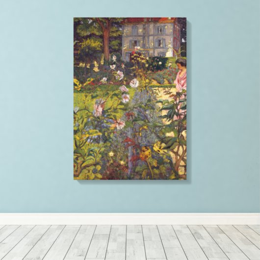 Tuin van Vaucresson Canvas Afdruk (Insitu (Houten vloer))