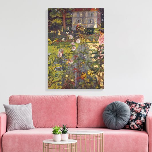 Tuin van Vaucresson Canvas Afdruk (Insitu (Woonkamer))