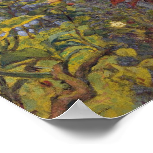 Tuin van Vaucresson Poster (Hoek)