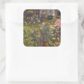 Tuin van Vaucresson Vierkante Sticker (Tas)