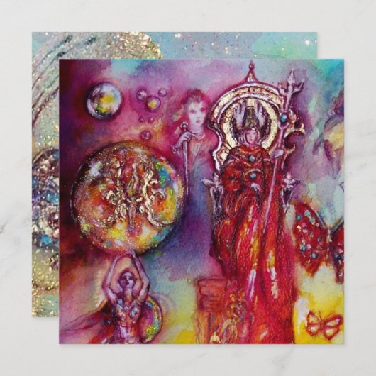 TUIN VAN VERLOREN SCHADUWS , ELFEN EN VLINDERS AANKONDIGING (Voorkant / Achterkant)