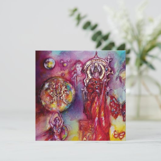 TUIN VAN VERLOREN SCHADUWS , ELFEN EN VLINDERS AANKONDIGING (Staand voorkant)