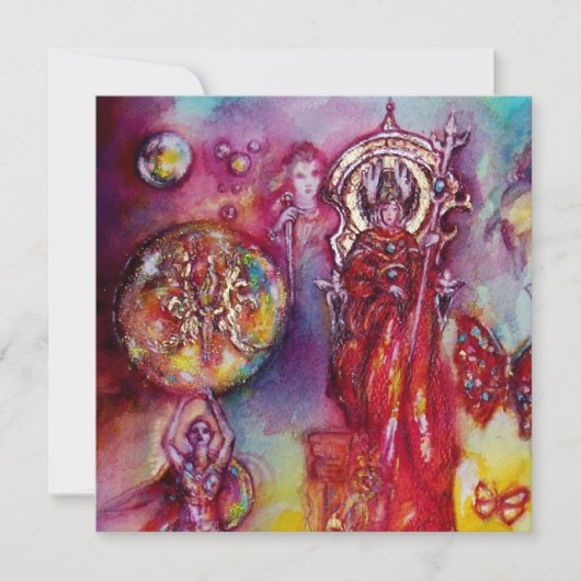 TUIN VAN VERLOREN SCHADUWS , ELFEN EN VLINDERS AANKONDIGING (Voorkant)