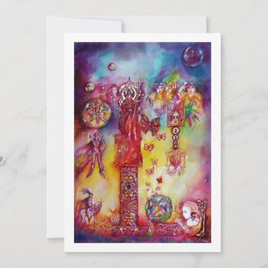 TUIN VAN VERLOREN SCHADUWS Fairies, Vlinders Pinki Kaart (Voorkant)