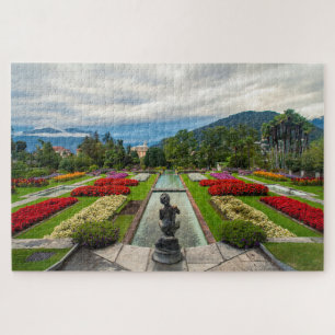 Tuin van Villa Taranto op het Maggiore-meer in Ita Legpuzzel