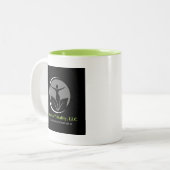 Tuin van vitaliteit, LLC Signature Mok - Blk/Wht (Voorkant links)