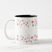 Tuin van vreugde (lineair) tweekleurige koffiemok (Links)