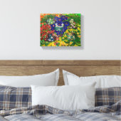 Tuin van vreugde - Om Canvas Schilderij (Insitu (Slaapkamer))