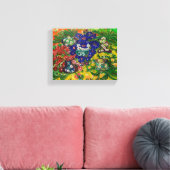 Tuin van vreugde - Om Canvas Schilderij (Insitu (Woonkamer))