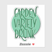 Tuin Variëteit Nuchtere Herstel Slogan Sticker (Vel)