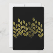 Tuin Verjaardagsfeestje Waterverf Grote Groene Inv Kaart (Achterkant)