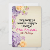  tuin verjaardagsuitnodiging kaart (Voorkant)