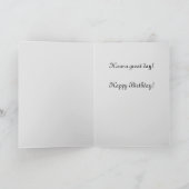 Tuin Verjaardagsvenster blauw groen Kaart (Binnen)