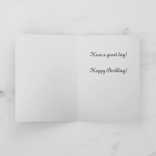 Tuin Verjaardagsvenster blauw groen Kaart (Binnen)