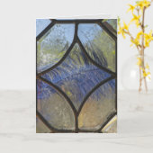 Tuin Verjaardagsvenster blauw groen Kaart (Gele Bloem)