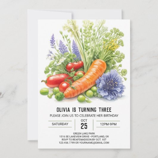 Tuin Verkenners Verjaardag Kaart (Voorkant)