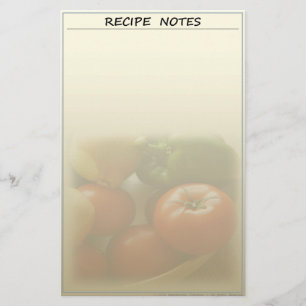 Tuin Verse Recept Stationery Briefpapier