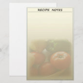 Tuin Verse Recept Stationery Briefpapier (Voorkant / Achterkant)