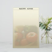 Tuin Verse Recept Stationery Briefpapier (Staand voorkant)