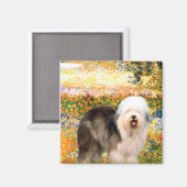 Tuin (VGogh) - Oudengels 12 Magneet (Voorkant / Achterkant)