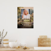Tuin Viering van het Leven Funeral Welkom Bord Poster (Keuken)
