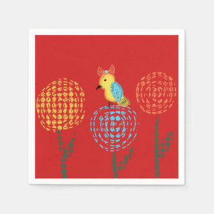 Tuin Vogel Feest Servet