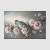 Tuin Vogelrozen Decoupage Tissuepapier (Voorkant)