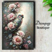 Tuin Vogelrozen Decoupage Tissuepapier