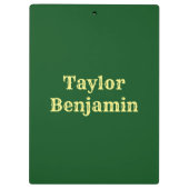 Tuin vol met gele maffia's klembord (Achterkant)