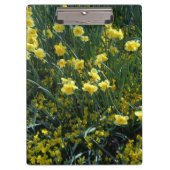 Tuin vol met gele maffia's klembord (Voorkant)