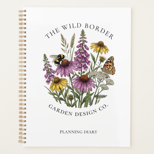 Tuin voor Bestuivers Ongedateerde Agenda Planner (Voorkant)