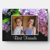 Tuin voor brandkranen, roze, blauw, paarse bloem fotoplaat (voorkant)