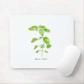 Tuin voor de waterverf van de konijnenbaars muismat (Met muis)